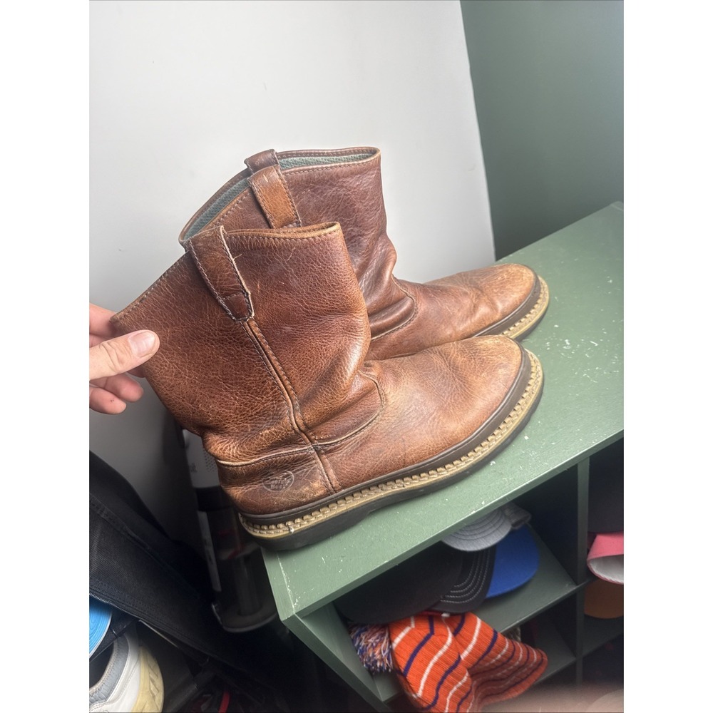 Georgia Boot Giant Wellington Pull-On Work Boot G4274 Men's 12 M